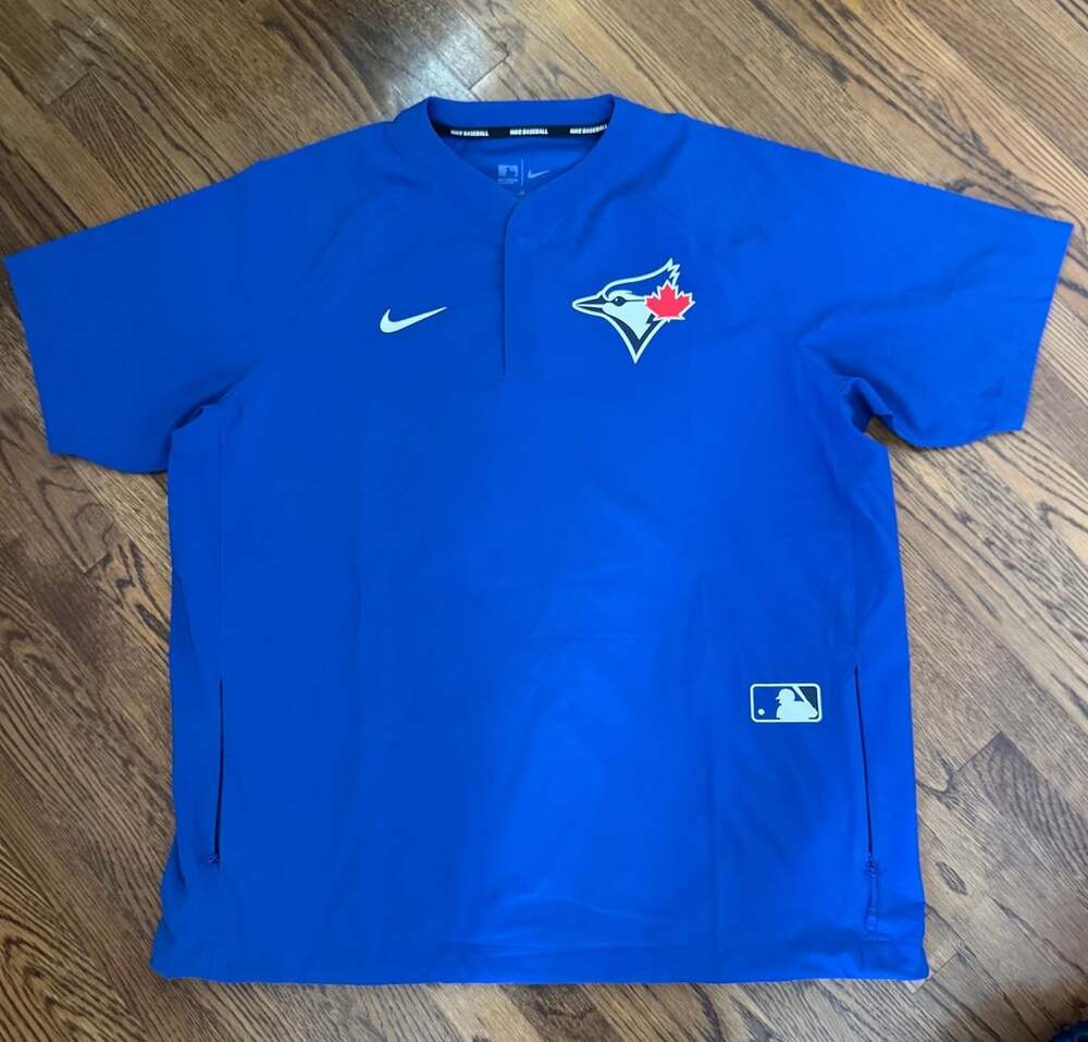 Nike Baseball Toronto Blue Jays Windshirt Size XL Royal Blue